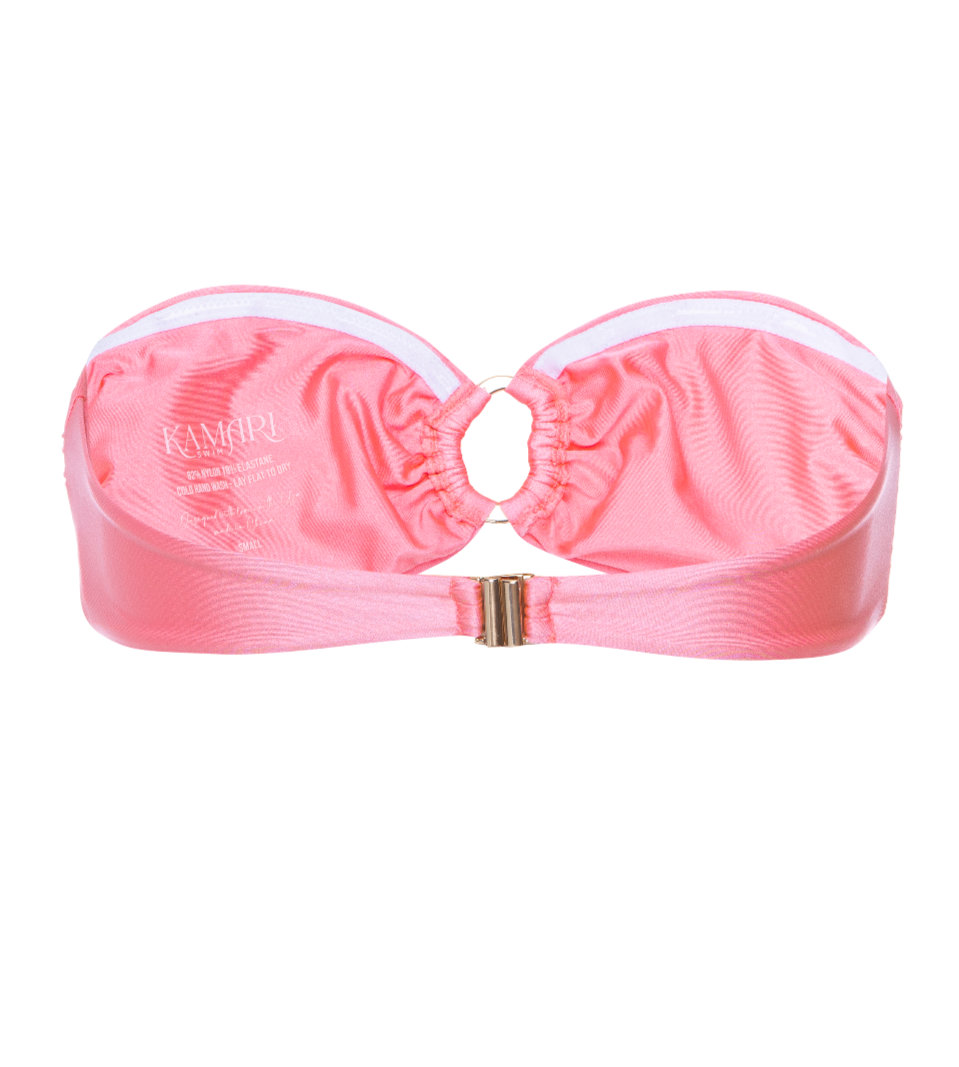 Elsa Strapless Bandeau - Bubblegum