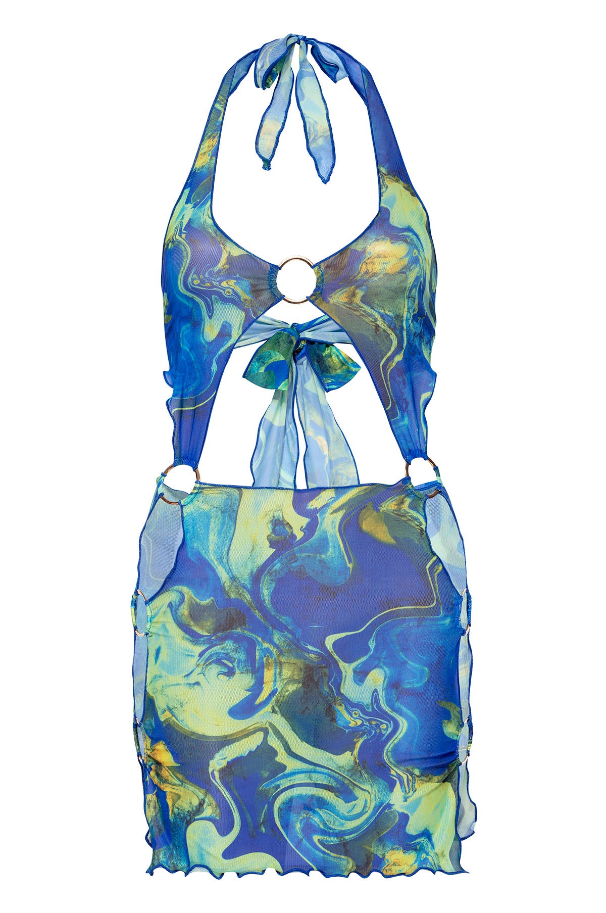 Skye Cut Out Mesh Dress