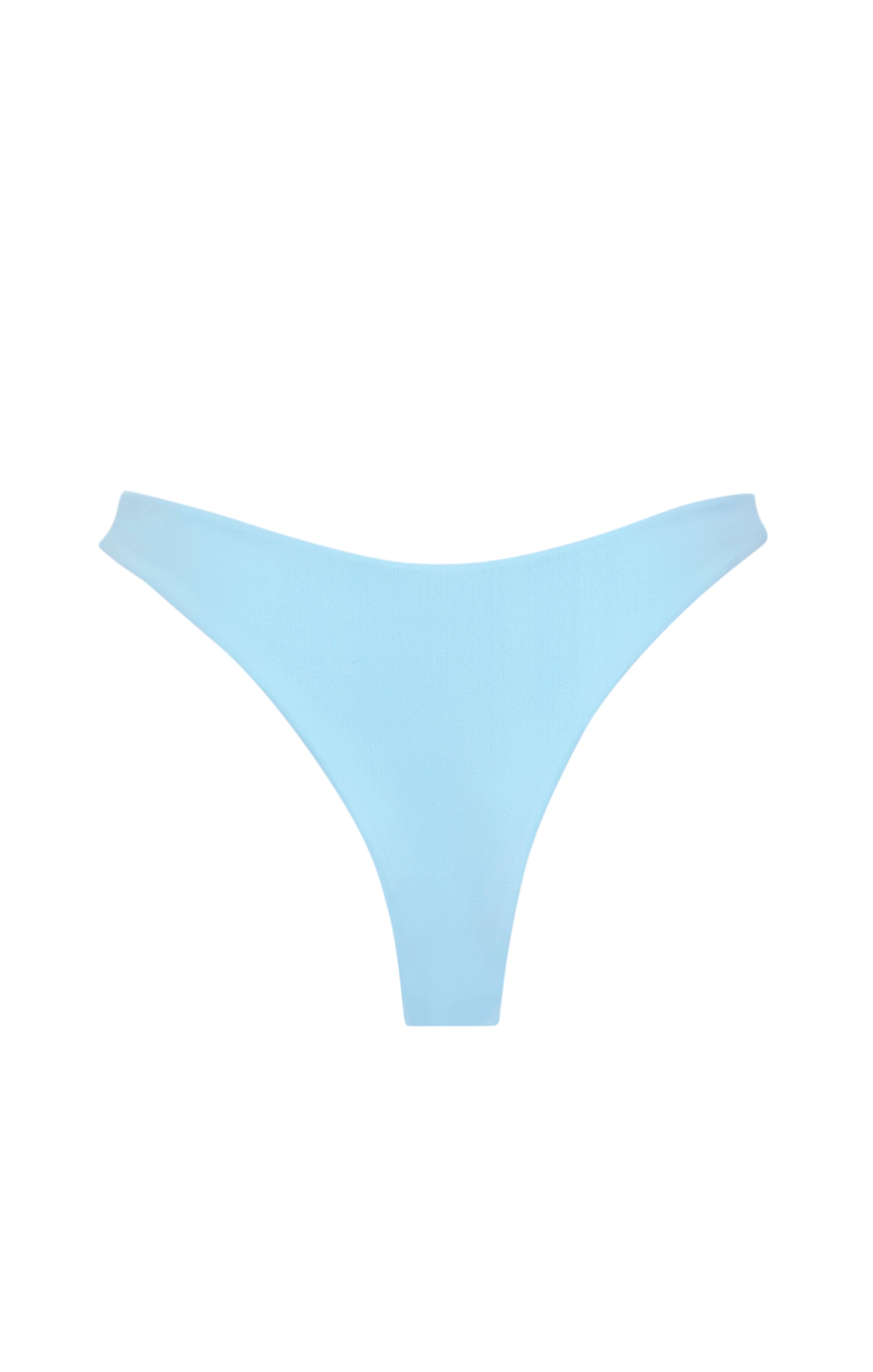 Icey High Cut Thong Bikini Bottoms