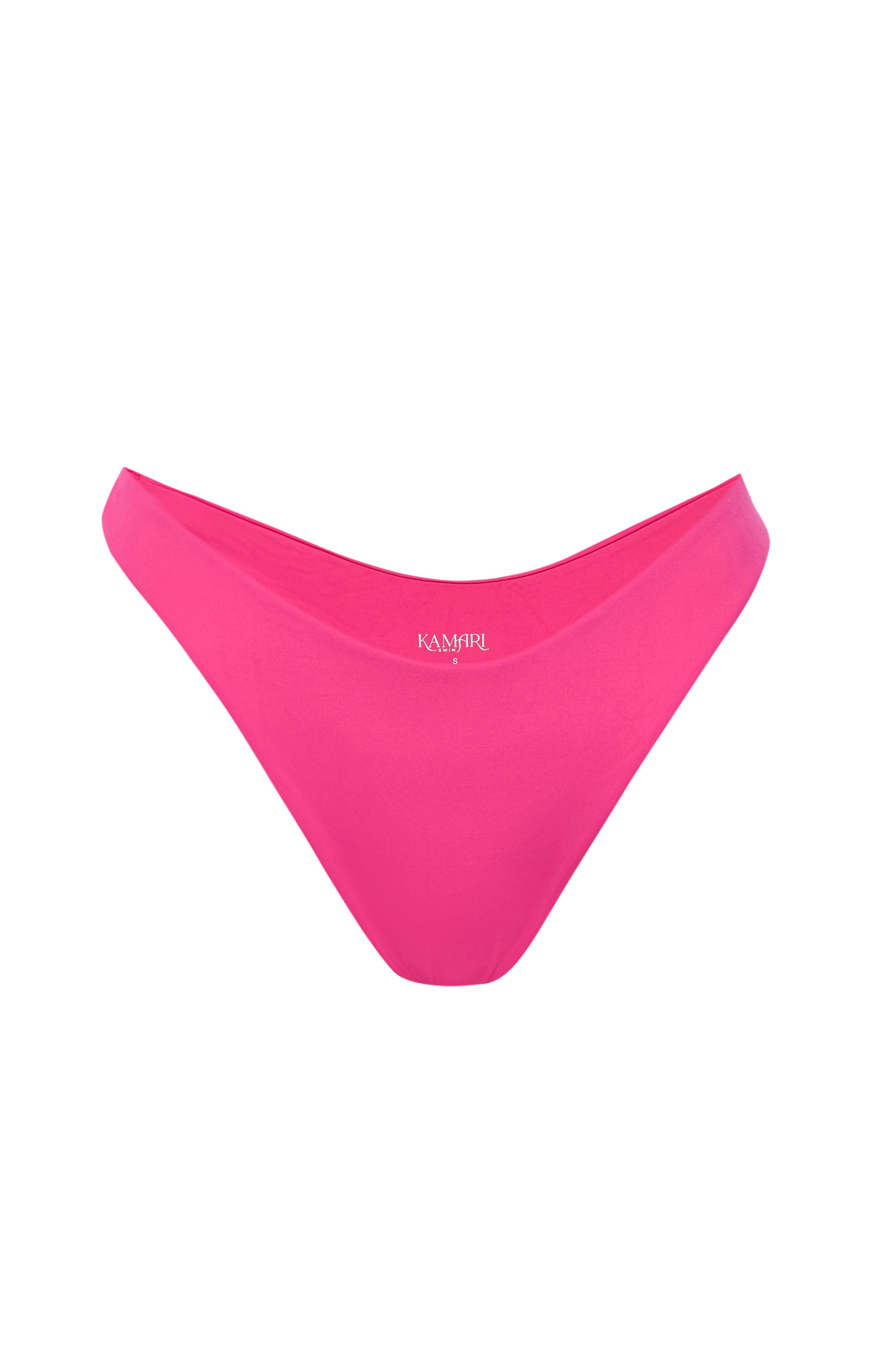 Roze High Cut Thong Bikini Bottoms