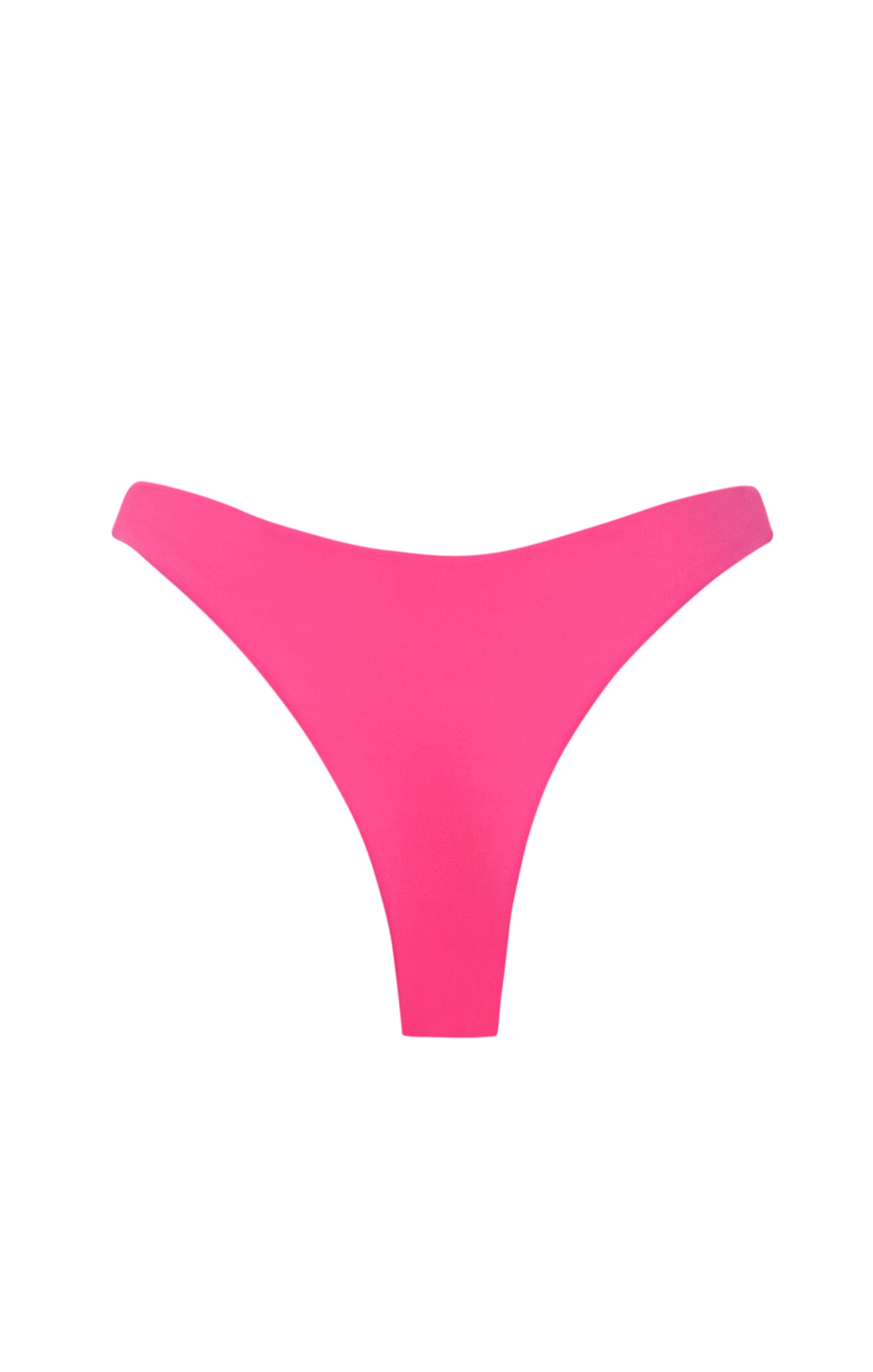 Roze High Cut Thong Bikini Bottoms