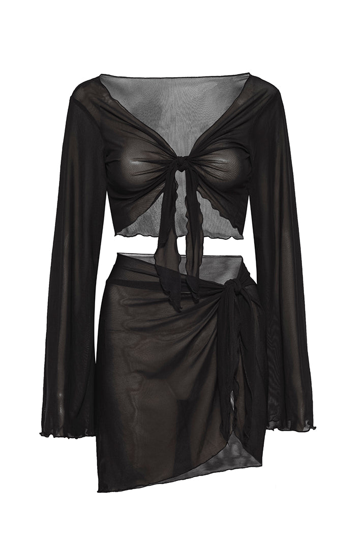 Nora Mesh Sarong Set