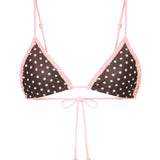 Pia Triangle Top - Polka Dot