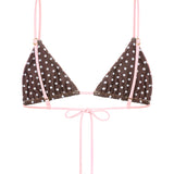 Pia Triangle Top - Polka Dot
