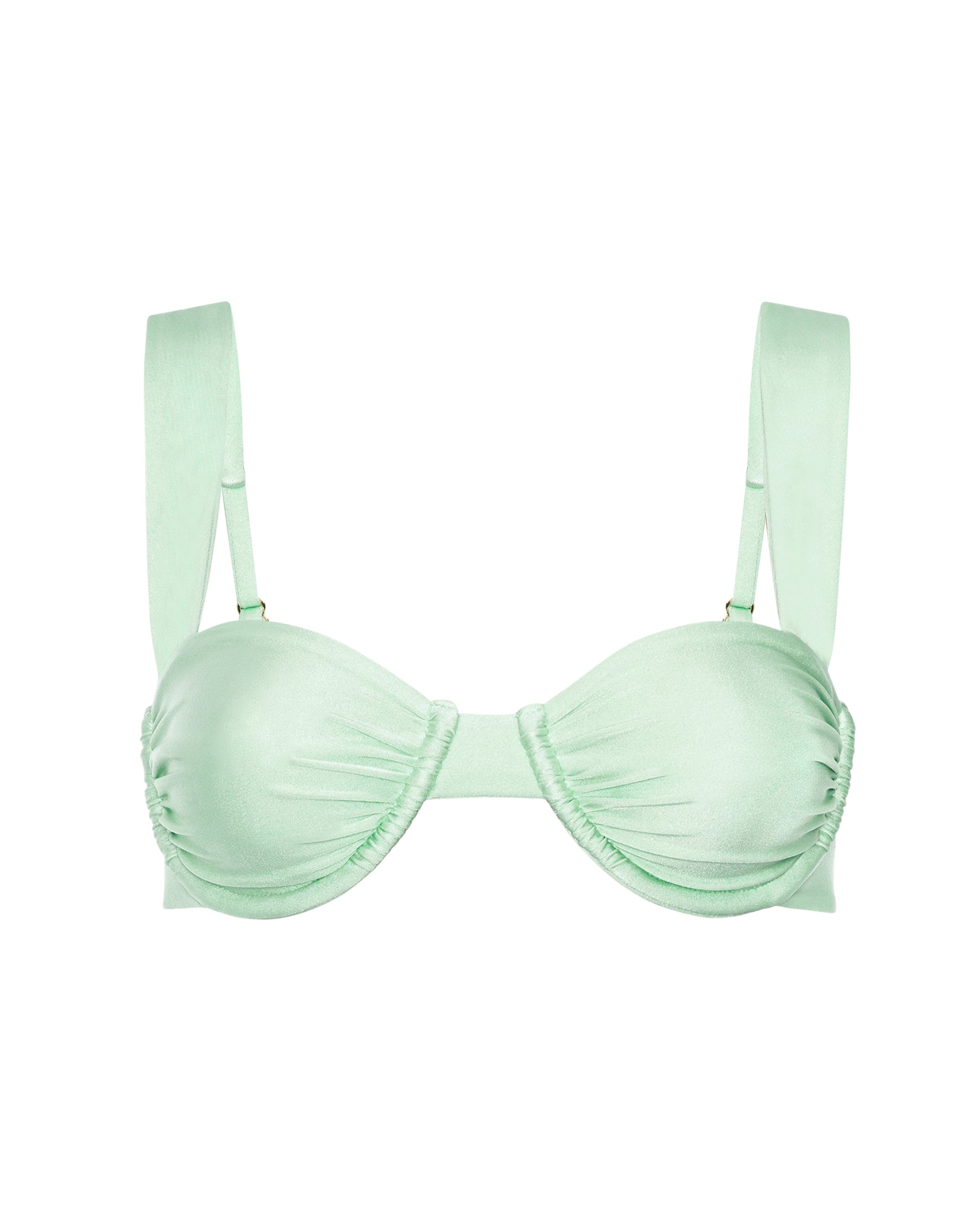 Bambi Underwire Bikini Top in Mint – Fresh Pastel Swimwear