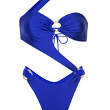 Madi Asymmetrical One Piece - Indy