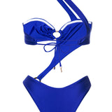 Madi Asymmetrical One Piece - Indy