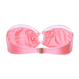 Elsa Strapless Bandeau Top- Bubblegum