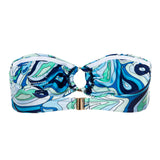 Elsa Strapless Bandeau Top- Abalone