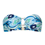 Elsa Strapless Bandeau Top- Abalone