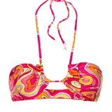 Tessa Bandeau Top- Calico