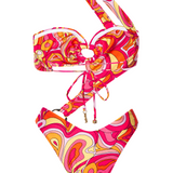 Madi Asymmetrical One Piece - Calico