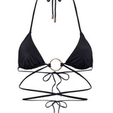 Nora Triangle Tie Bikini Top