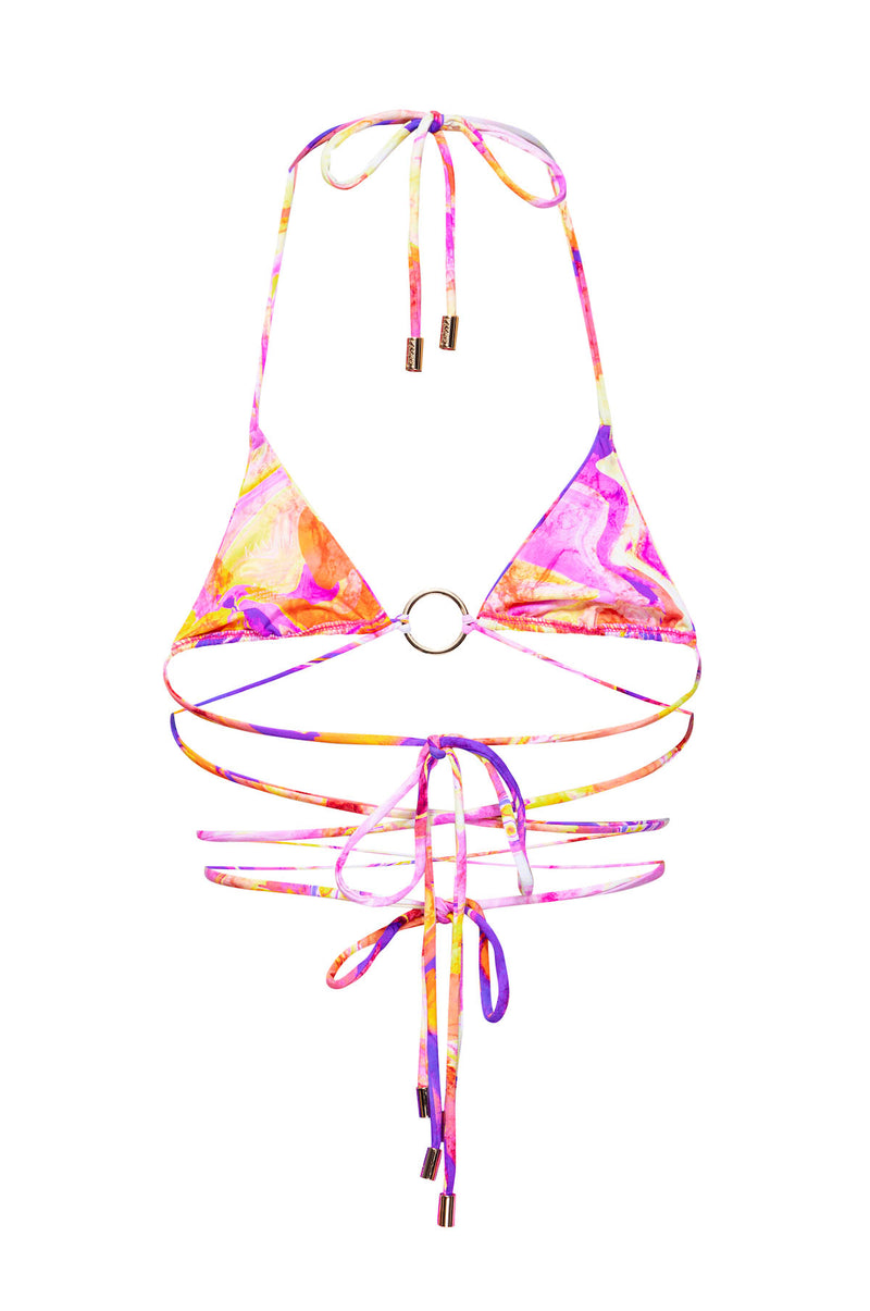 Capri Triangle Tie Bikini Top