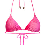 Berry Triangle Bikini Top