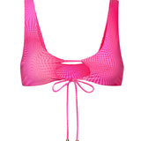 Berry Cutout Bikini Top