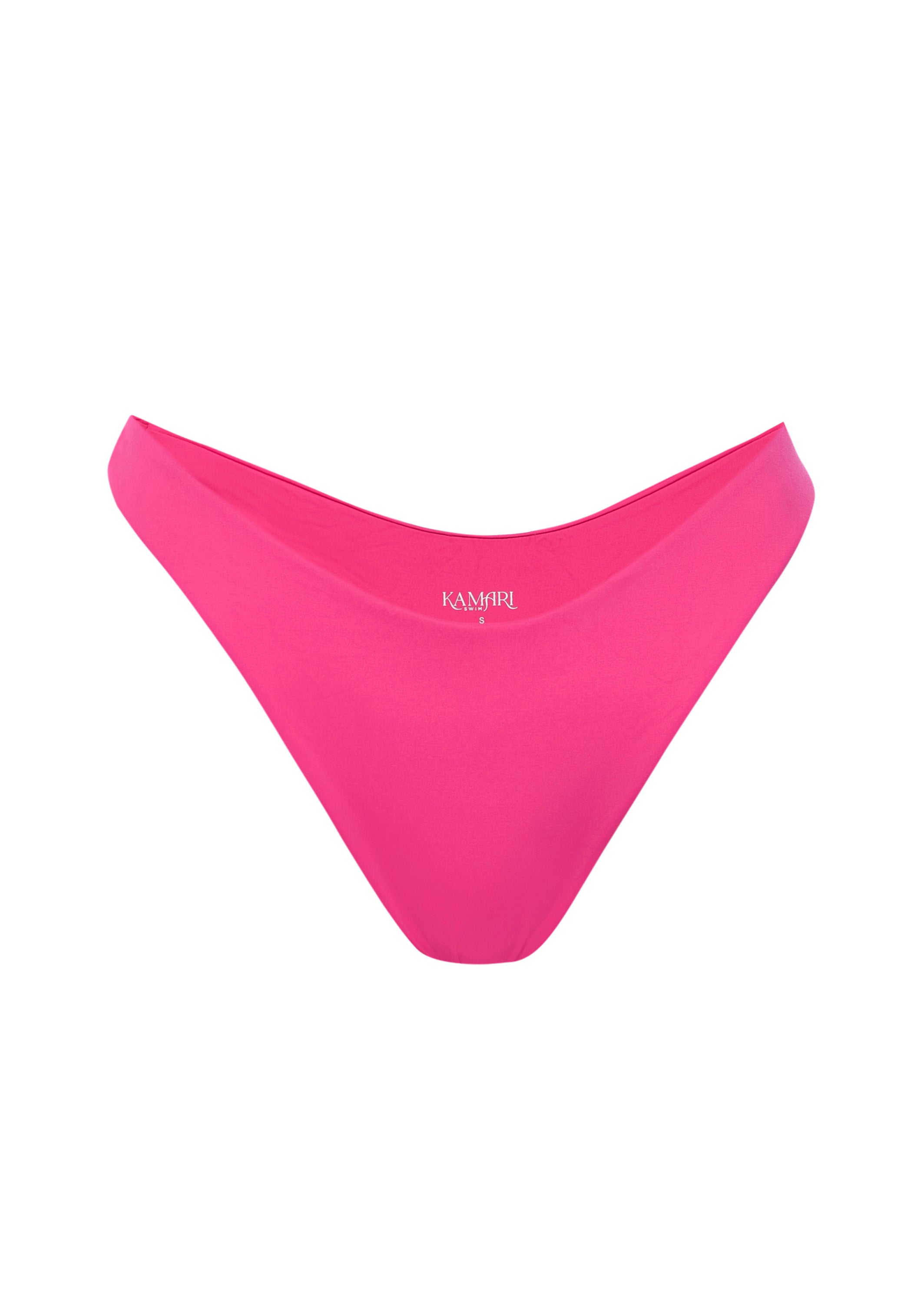 Roze High Cut Thong Bikini Bottoms