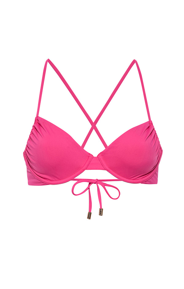 Roze Underwire Bikini Top